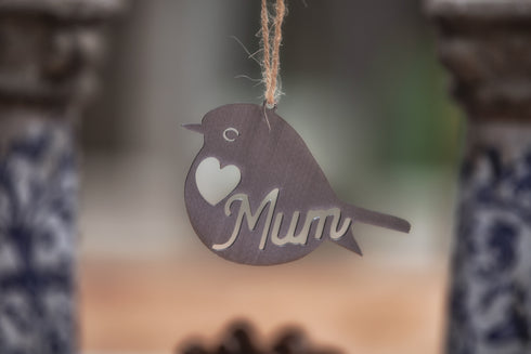 Mum & Dad Mini Steel Robin Duo